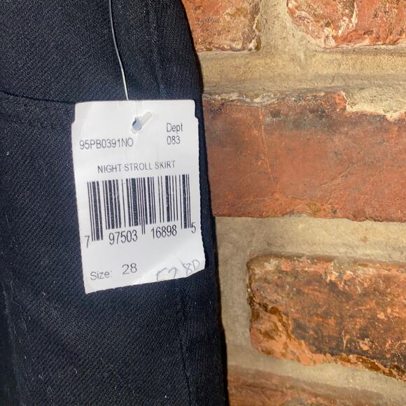 NWT BLANKNYC Black Wash Denim Night Stroll Jean Mini Skirt Women's Size 28 - Picture 6 of 10